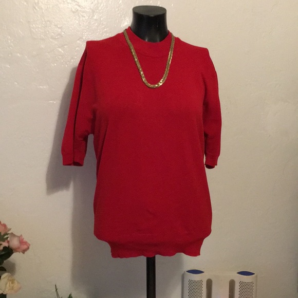 Hannys Peerless Red Lowrider Turtleneck Top - Picture 2 of 7
